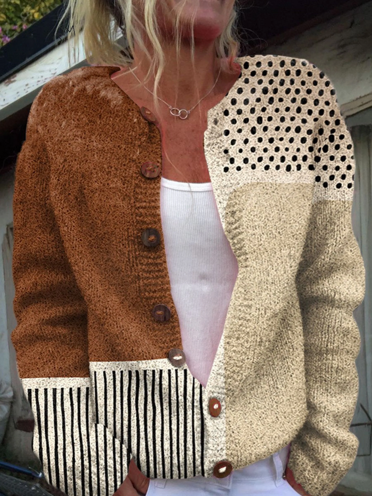 Eloise™ | Kwiecisty Dzianinowy Kardigan w Stylu Vintage