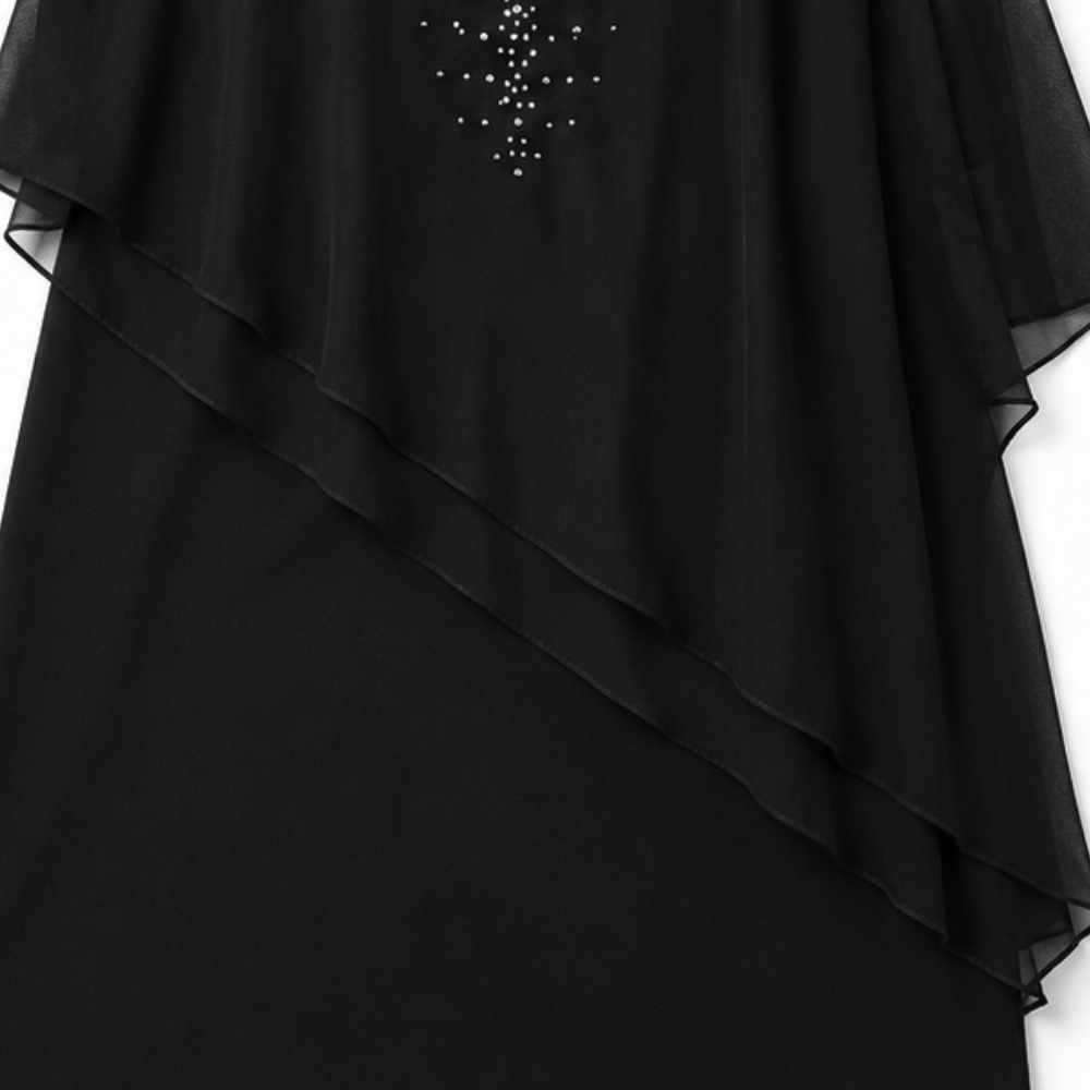 WIESLAW | Elegancka sukienka drapowana
